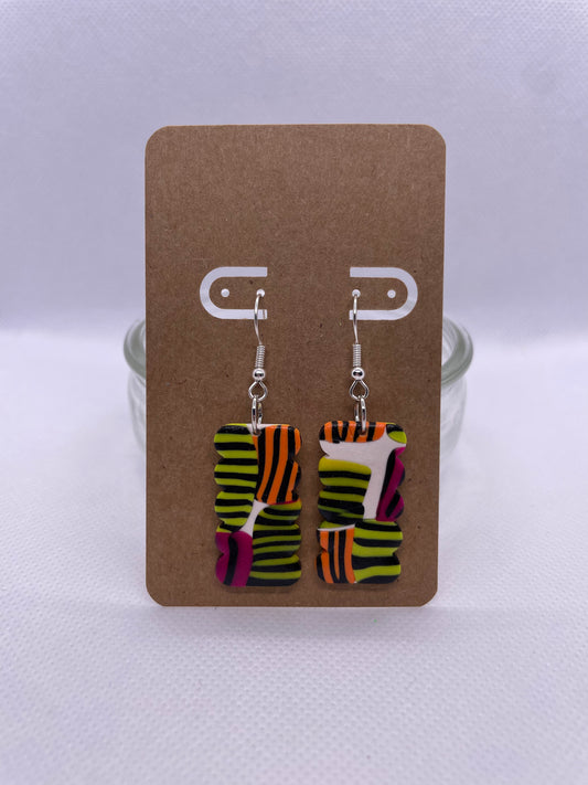 Silo Dangles - stripe multi