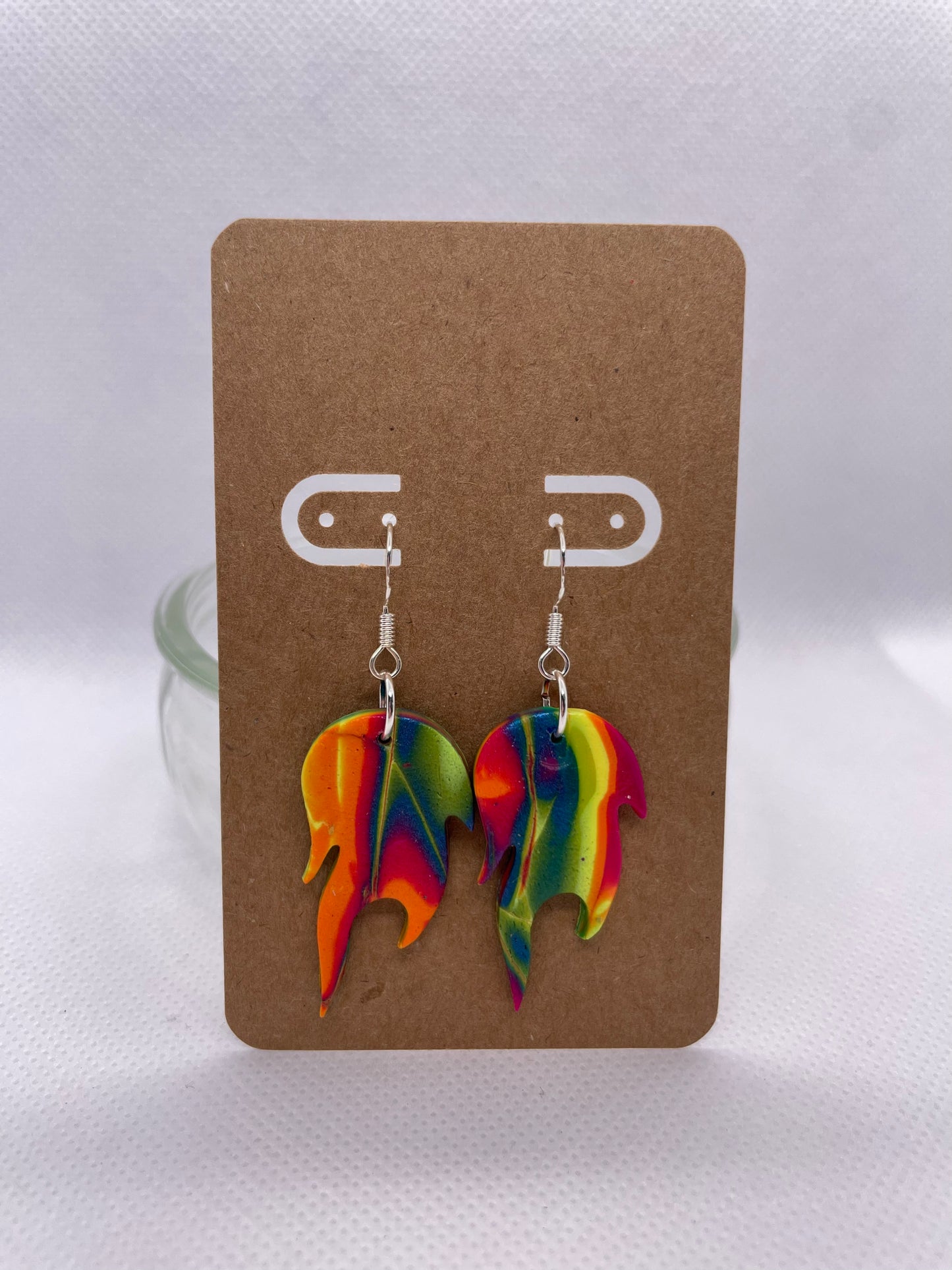 Flame Dangles - multicolour